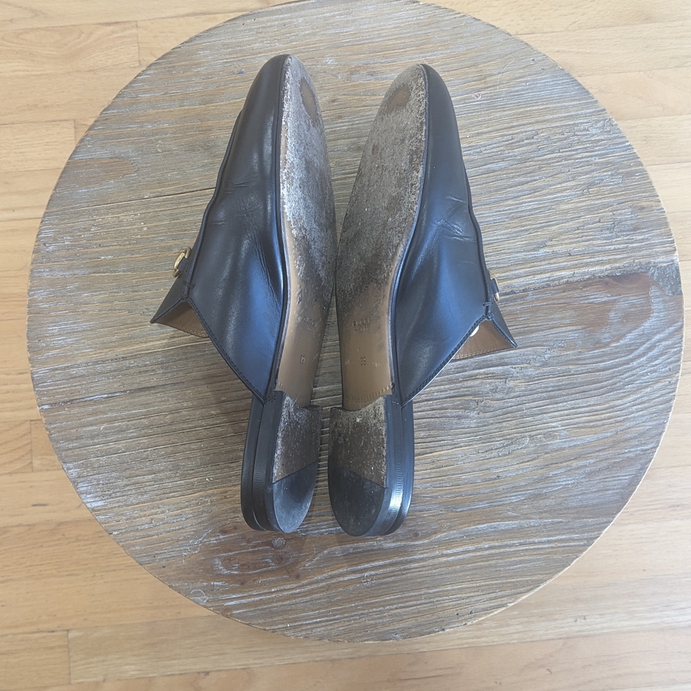 Gucci Women's Black Leather Loafers - Picture 4 of 8